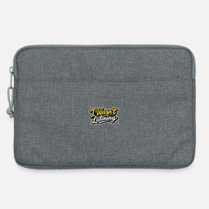 Ich hörte nicht zu - Laptoptasche 13" - Grau meliert