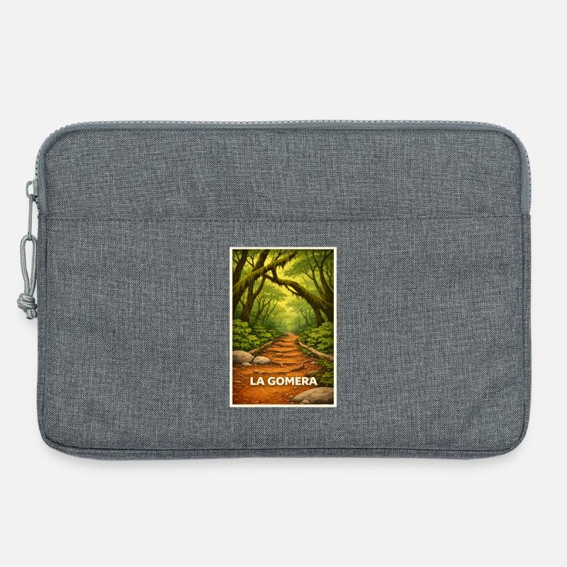 Lorbeerwald Gomera - Laptoptasche 13" - Grau meliert