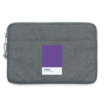 Stärke entsteht im Widerstand Poster - Laptoptasche 13" - Grau meliert - Vorne