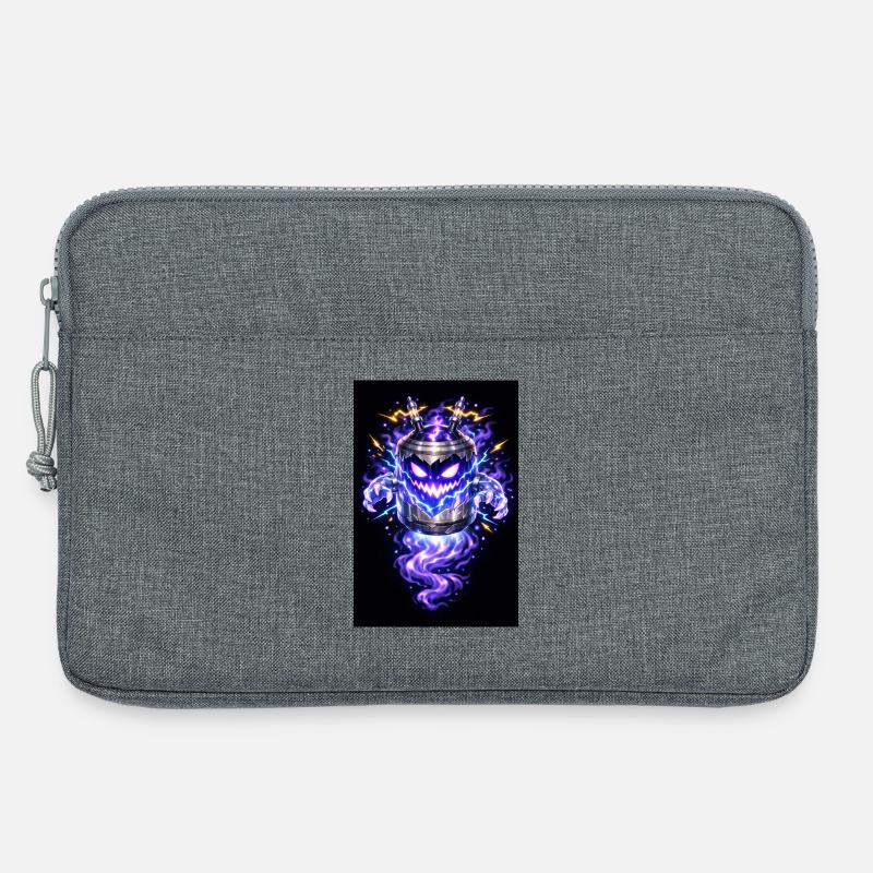Blitzkürbis Dämon - Laptoptasche 13" - Grau meliert