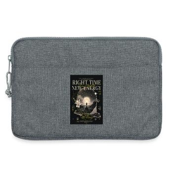 Right Time Neue Energie - Laptoptasche 13" - Grau meliert - Vorne