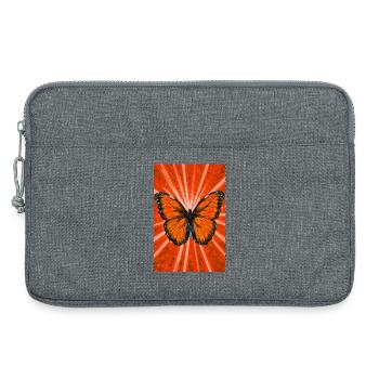 papillon - Sacoche pour ordinateur portable 13 pouces - gris chiné - Devant