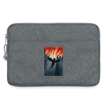 Hellcat - Kathe aus der Hölle - Laptoptasche 13" - Grau meliert - Vorne