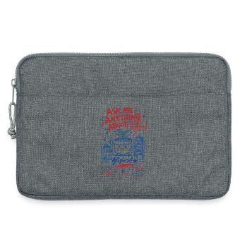 Urban Gardening, frag mich alles - Laptoptasche 13" - Grau meliert - Vorne