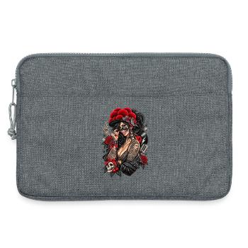 ROCKABILLY REBEL - Laptoptasche 13" - Grau meliert - Vorne