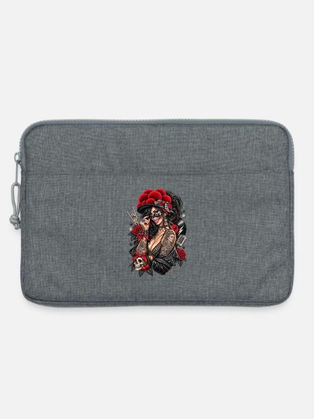 ROCKABILLY REBEL - Laptoptasche 13" - Grau meliert