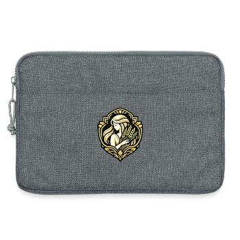 Golden Grain Queen Emblem - Laptop bag 13" - heather grey - Front