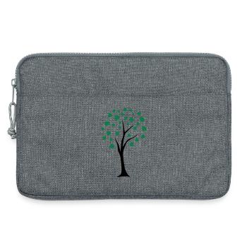 tree - Laptop bag 13" - heather grey - Front