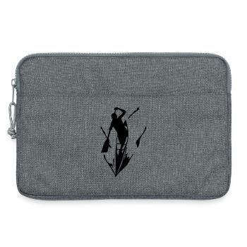 Kanu - Laptoptasche 13" - Grau meliert - Vorne