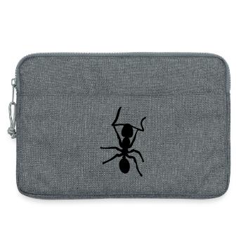 Ameise - Insekt - Ameisen - Laptoptasche 13" - Grau meliert - Vorne