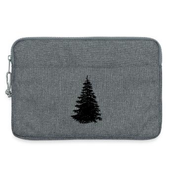 Christmas tree - Laptop bag 13" - heather grey - Front