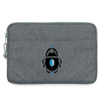 Skarabaeus Glückskäfer - Sacoche pour ordinateur portable 13 pouces - gris chiné - Devant