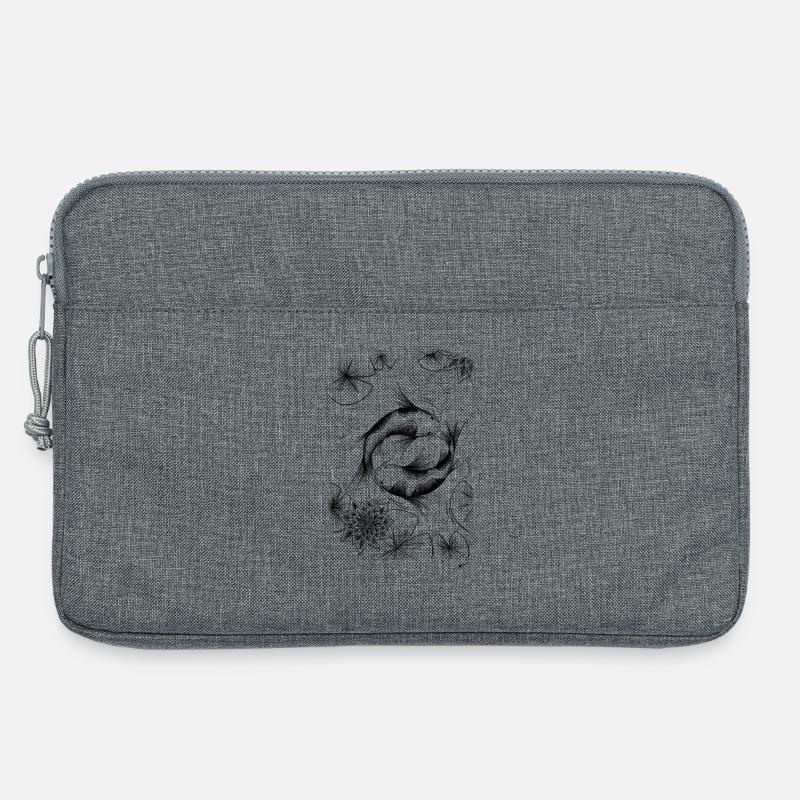 Kois im Teich - Laptoptasche 13" - Grau meliert