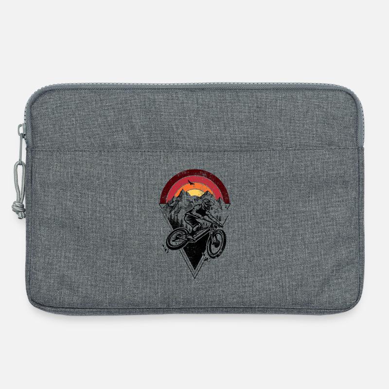 Sunset Ridge Silhouette Bogen - Laptoptasche 13" - Grau meliert