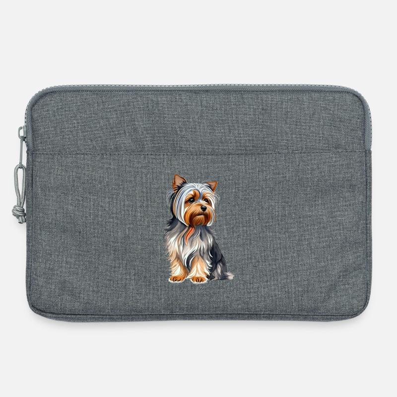 YorkshireTerrier - Laptoptasche 13" - Grau meliert