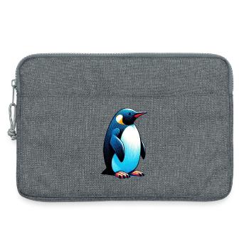 Pingouin - Sacoche pour ordinateur portable 13 pouces - gris chiné - Devant