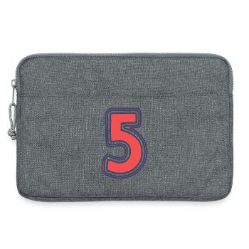 5. 5 JAHRE. 5. JUBILÄUM. 5-JÄHRIGES JUBILÄUM - Laptoptasche 13" - Grau meliert - Vorne
