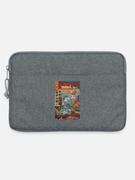 Retro Noodle Quest Comic - Laptoptasche 13" - Grau meliert