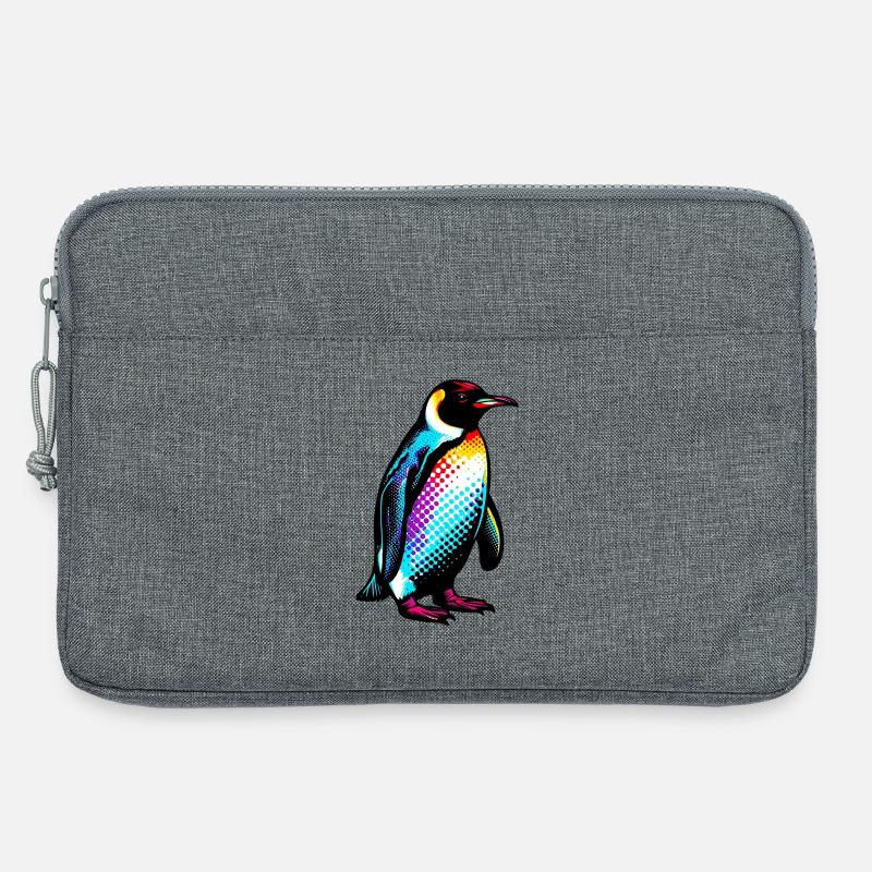 Pinguin - Laptoptasche 13" - Grau meliert