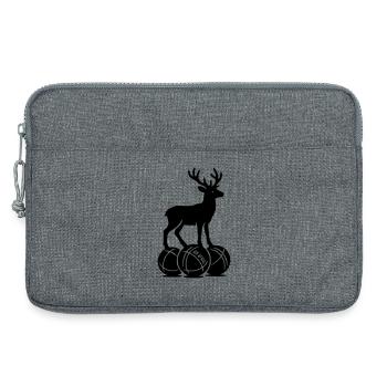Bock auf Boule - Laptoptasche 13" - Grau meliert - Vorne