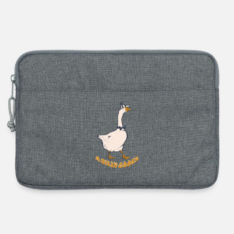 DIE DUMME GANS - Laptoptasche 13" - Grau meliert