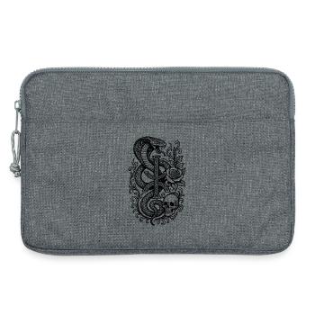 Design Abstract Symbole Amazigh YAZ - Sacoche pour ordinateur portable 13 pouces - gris chiné - Devant