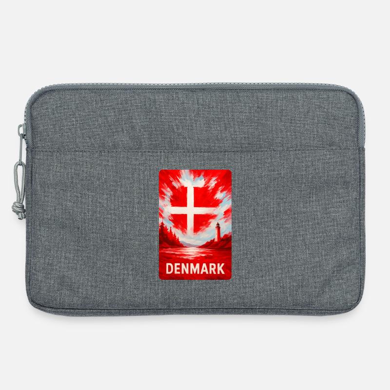 Dänemark Legende – Kraft des Nordens - Laptoptasche 13" - Grau meliert