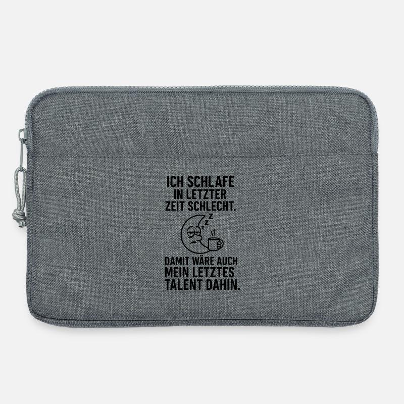 Schlafen Schlecht Talent dahin - Laptoptasche 13" - Grau meliert