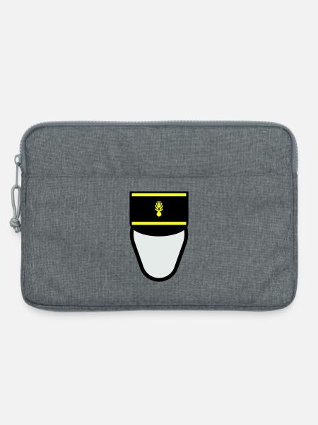 Gendarm Képi G.M. (Mobile Constable) - Laptoptasche 13" - Grau meliert