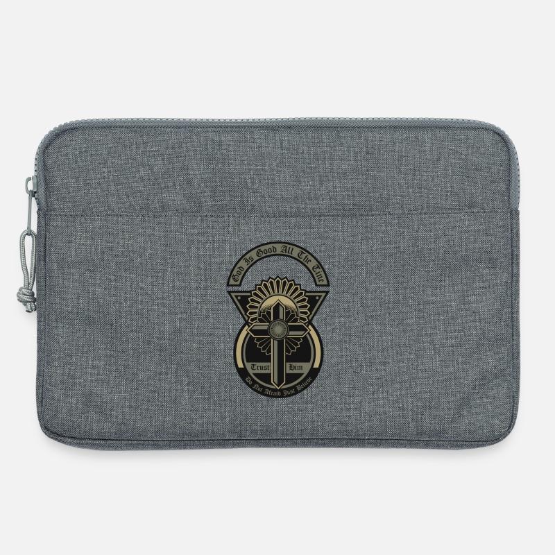 Gott ist immer gut - Laptoptasche 13" - Grau meliert