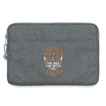 Ébéniste Papa L’idole Le Mythe Le Menuisier - Sacoche pour ordinateur portable 13 pouces - gris chiné - Devant