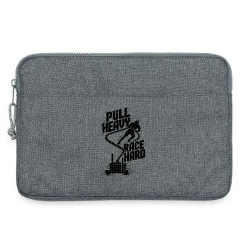 Sled Pull Fitness Race - Laptoptasche 13" - Grau meliert - Vorne