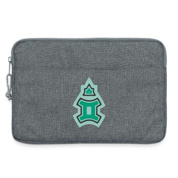 Zodiac Tribal Gemini and Air - Laptop bag 13" - heather grey - Front