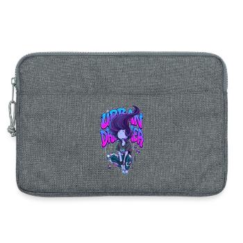 Urban Dreamer Lofi Anime Girl Graffiti Streetwear - Laptoptasche 13" - Grau meliert - Vorne