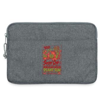 Urban Gardening Gardening Obsessed Social Club - Laptop bag 13" - heather grey - Front