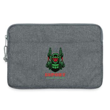 Logo Esport Warrior Imprimé - Sacoche pour ordinateur portable 13 pouces - gris chiné - Devant