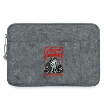 Urban Gardening Compost Thats Enough - Laptop bag 13" - heather grey - Front