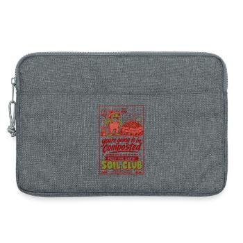 Urban Gardening Soil Club Feed The Earth - Laptop bag 13" - heather grey - Front