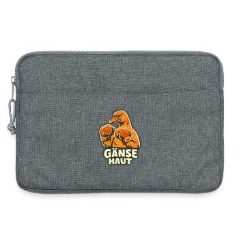 Gans lustige Bilder Gans mein Humor Gänserich Meme - Laptoptasche 13" - Grau meliert - Vorne