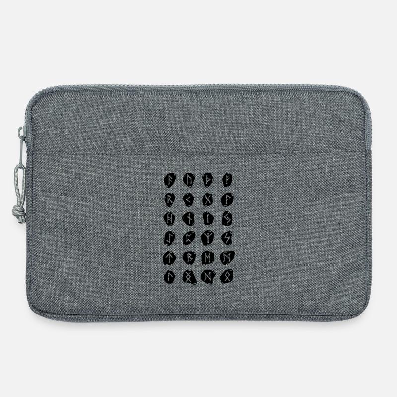 Runen Wikinger Symbol - Laptoptasche 13" - Grau meliert