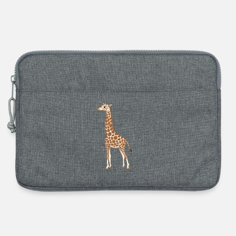 Giraffe Kinder - Laptoptasche 13" - Grau meliert