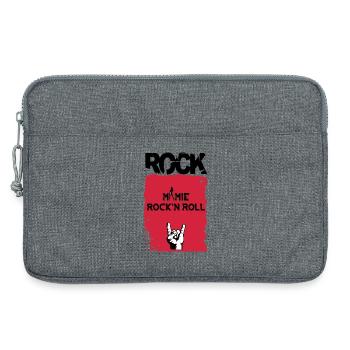 Granny rock'n roll - Laptop bag 13" - heather grey - Front