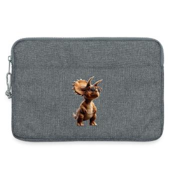 Triceratops Dinosaur Dinos Triceratops Dino - Laptop bag 13" - heather grey - Front