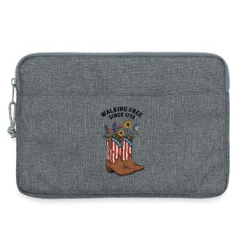 Walking Free Since 1776 Stiefel - Laptoptasche 13" - Grau meliert - Vorne