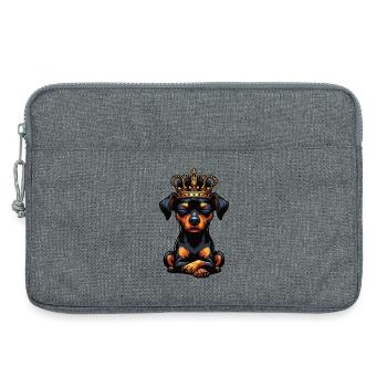 Miniature Pinscher Pinscher Pinscher Pinscher Owner Minpin - Laptop bag 13" - heather grey - Front