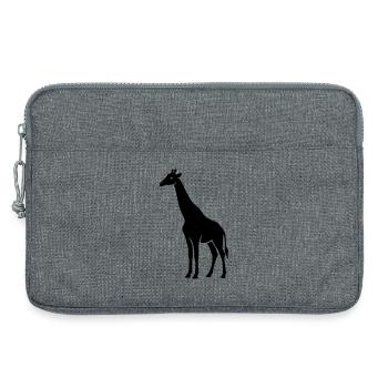 giraffe - Sacoche pour ordinateur portable 13 pouces - gris chiné - Devant