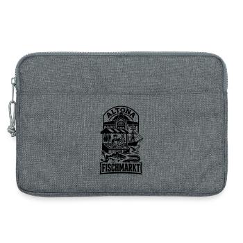 Fischmarkt Hamburg Altona - Laptoptasche 13" - Grau meliert - Vorne