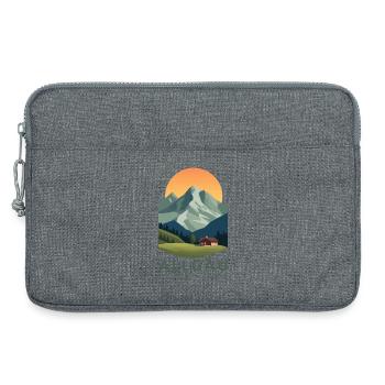 Parc national de l’Allgäu | Montagne Vintage - Sacoche pour ordinateur portable 13 pouces - gris chiné - Devant