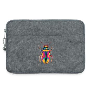 Maikäfer Süßer Hirschkäfer Nashornkäfer Insekten - Laptoptasche 13" - Grau meliert - Vorne
