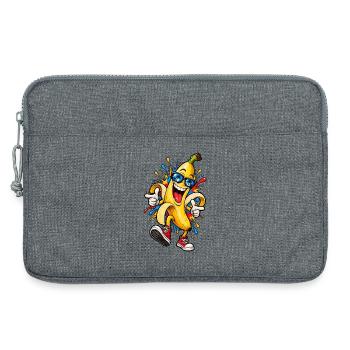 Banane fraîche - Sacoche pour ordinateur portable 13 pouces - gris chiné - Devant